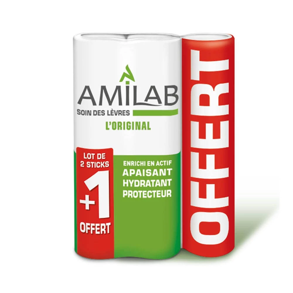 Amilab Duo von Lippenstiften + 1 kostenloser Lippenstift 3x4.7g