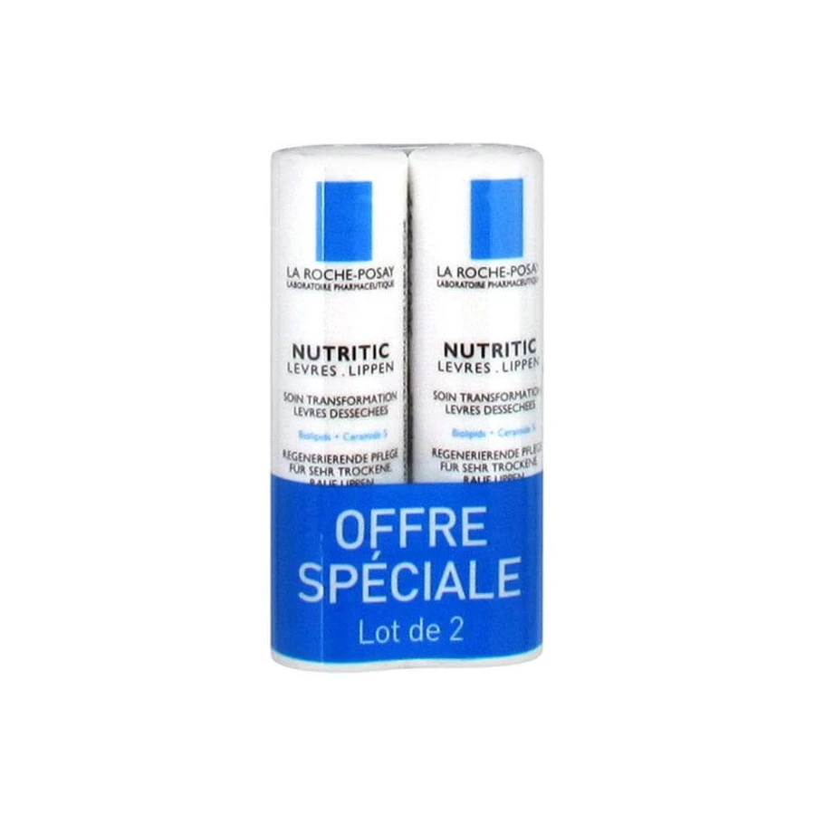 La Roche-Posay Nutritic Lip Stick suchy balsam do ust 2 x 4,7ML: ceny i cechy