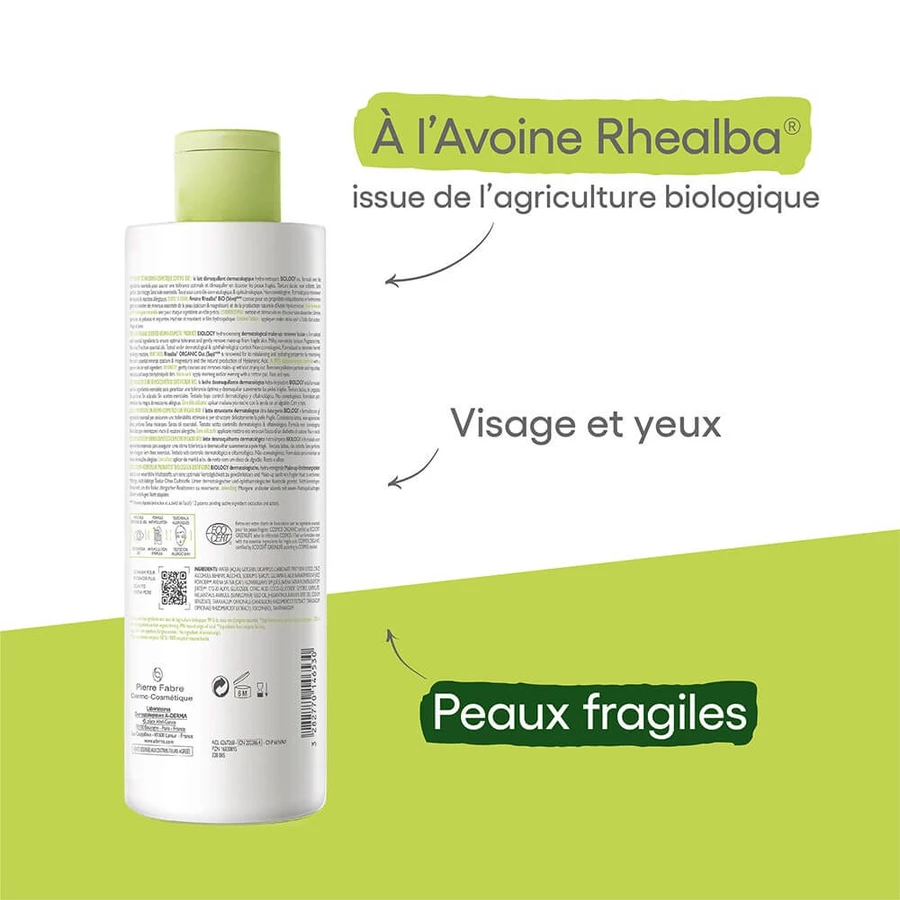 A-Derma Biology Bio-Feuchtigkeits-Reinigungsmilch 400 ml