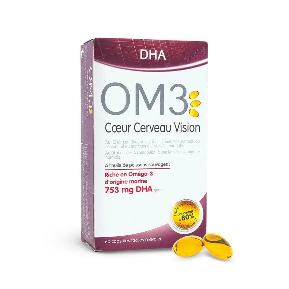 OM3 DHA HEART BRAIN VISION 60 Kapseln