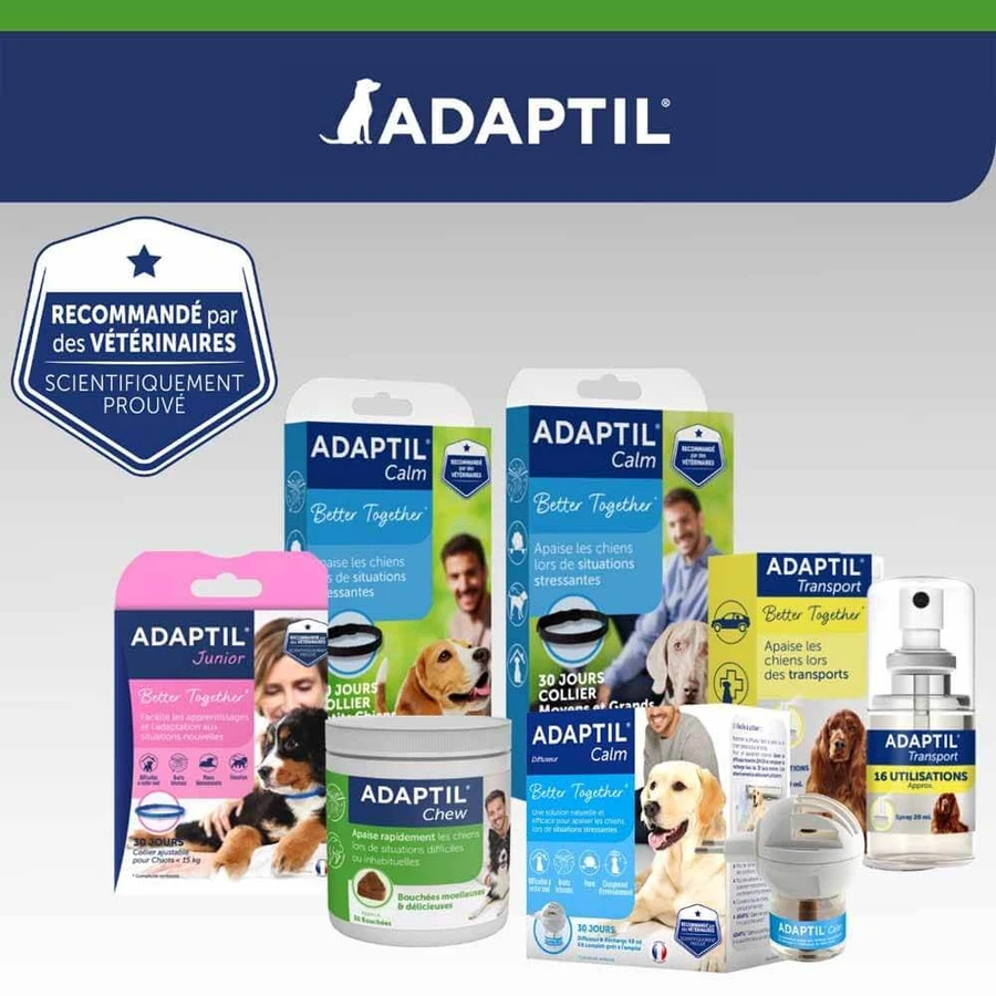 Ceva Adaptil Mordeduras calmantes antiestrés para perros 30 masticables