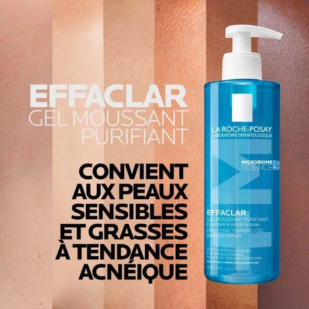 La Roche-Posay Effaclar Facial Cleanser Foaming Gel Oily acne-prone skin 400ml