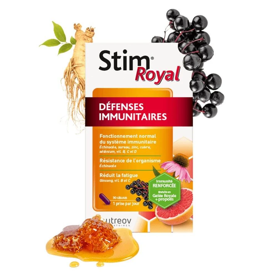 Nutreov Stim Royal Defenses immunitaires 30 Comprimes