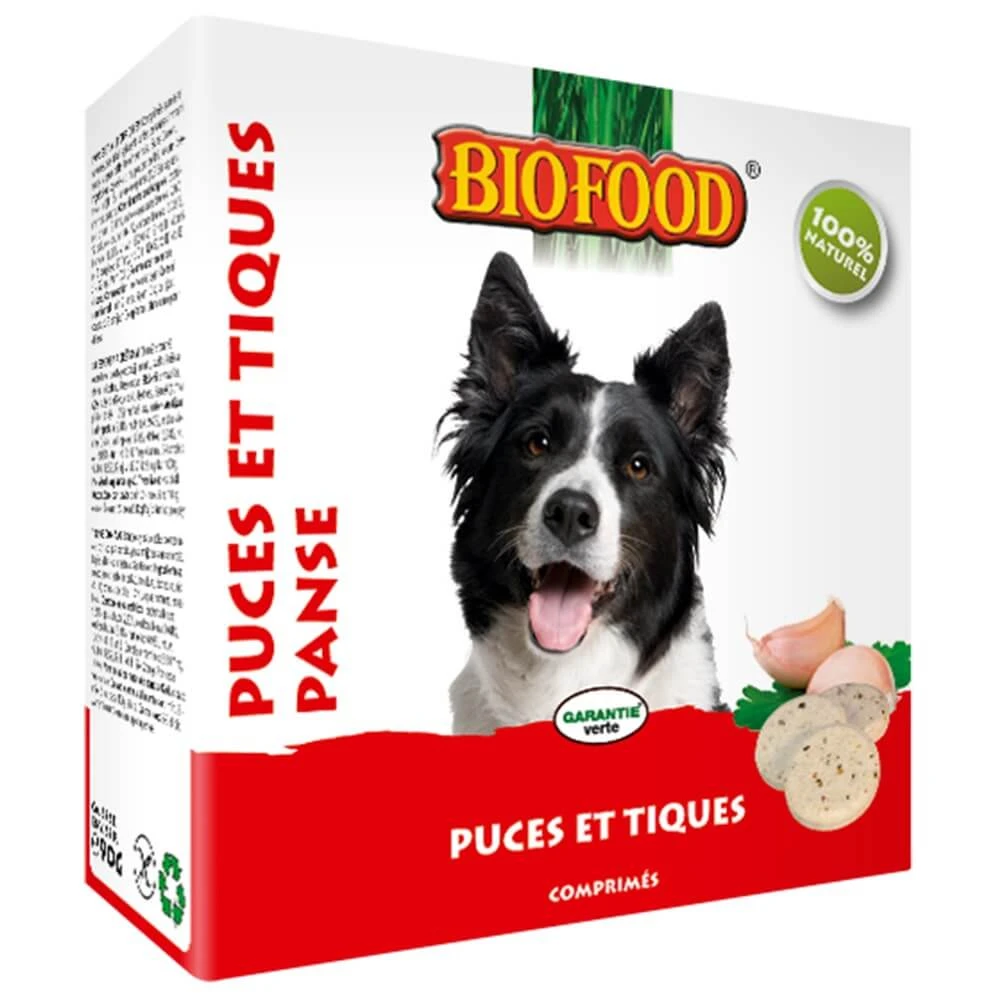 Biofood Floh- und Zeckenkontrolle für Hunde 55 Tabletten