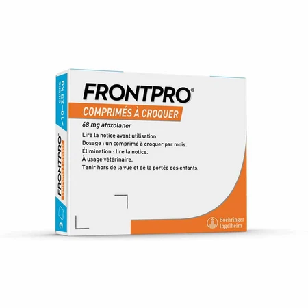 Frontline Frontpro Antiparasitic large dog 10-25kg against fleas and ticks x3 tablets