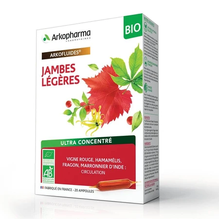 Arkopharma Arkofluids Rote Grapefruit Zirkulation Licht Beine Bio 20