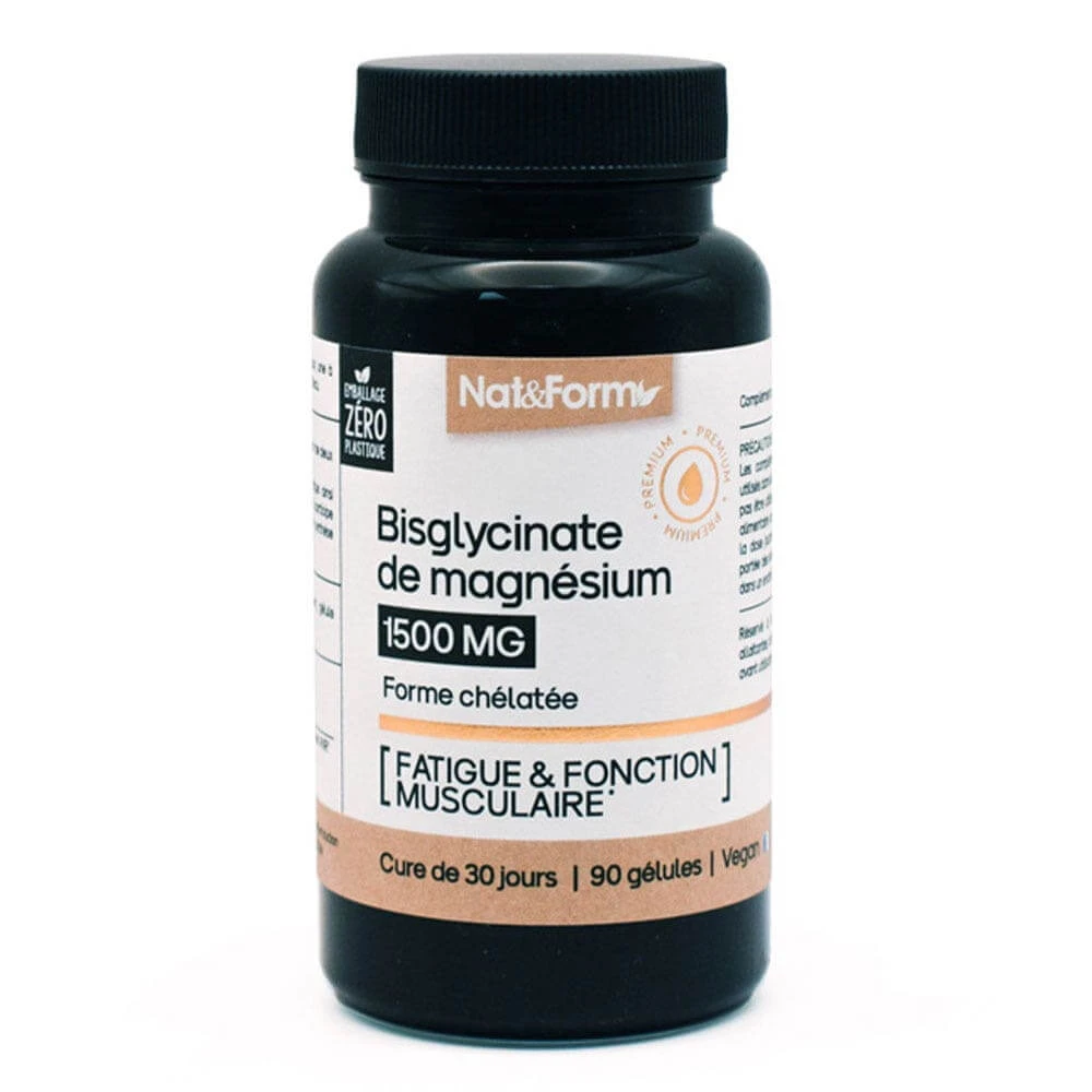 Nat&Form Magnesium Bisglycinat 90 Kapseln
