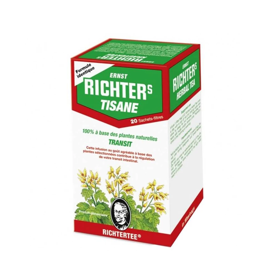 Dr. Theiss Naturwaren Transit Tisana Ernest Ritchers 20 filtros