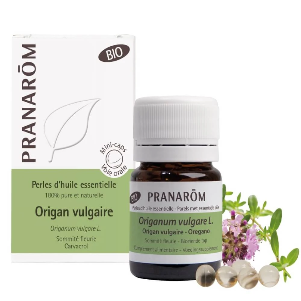 Pranarôm Wesentliche Oregano Vulgario Bio 60 Perlen