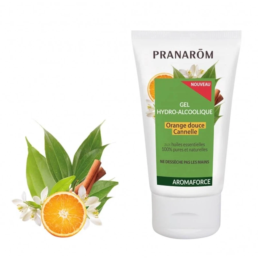 Pranarôm Aromaforce Hydroalkoholowy żel pod prysznic z pomarańczą i cynamonem 50ml: ceny i cechy