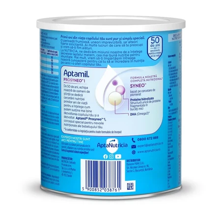 Starter milk formula HA Prosyneo 1, 0-6 months, 400 g, Aptamil