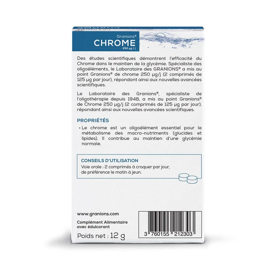 Granions Cromo 250µg 60 compresse