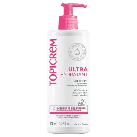 Topicrem Ultra-Hydraterende Bodymilk Voor De Gevoelige En Droge Huid Peaux Sensibles Et Seches 1L