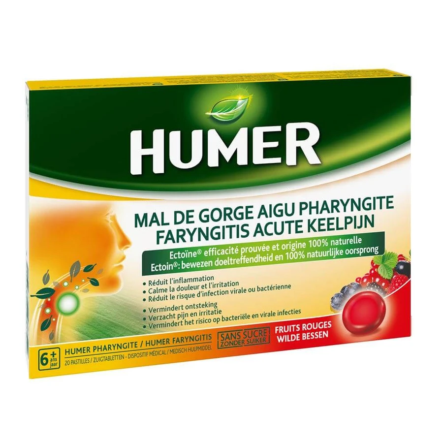 Humer Durere acută în gât Faringită 20 de pastile