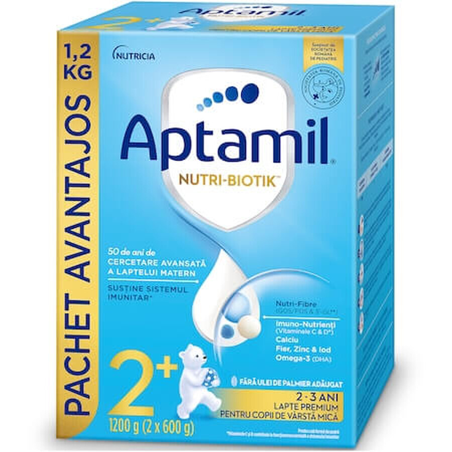 Aptamil Junior 2+ Milchpulver-Nahrung, 1200 g, 24-36 Monate, Nutricia