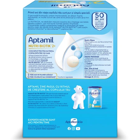 Aptamil Junior 2+ Milchpulver-Nahrung, 1200 g, 24-36 Monate, Nutricia