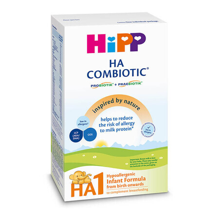 Milchpulveranfangsnahrung HA 1 Combiotic, +0 Monate, 350 g, Hipp