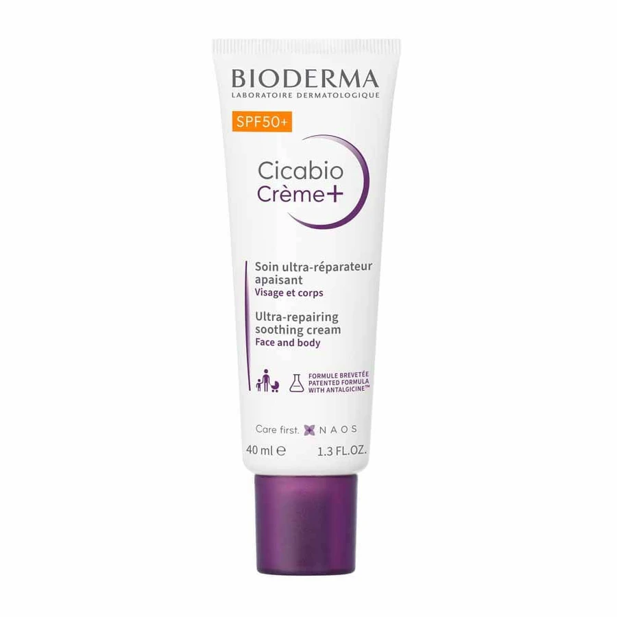 Bioderma Cicabio Beruhigende Reparaturbehandlung für geschwächte, der Sonne ausgesetzte Haut 40ml