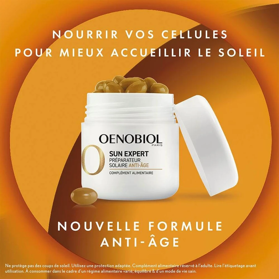 Oenobiol Sun Expert Anti-Ageing Sonnenschutz 30 Kapseln