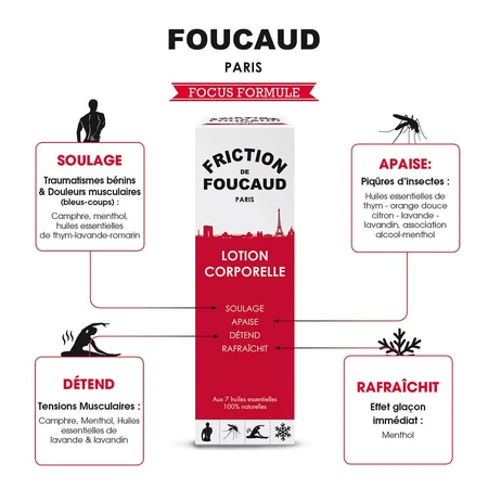 Foucaud Körperlotion mit 7 ätherischen Ölen 500ml