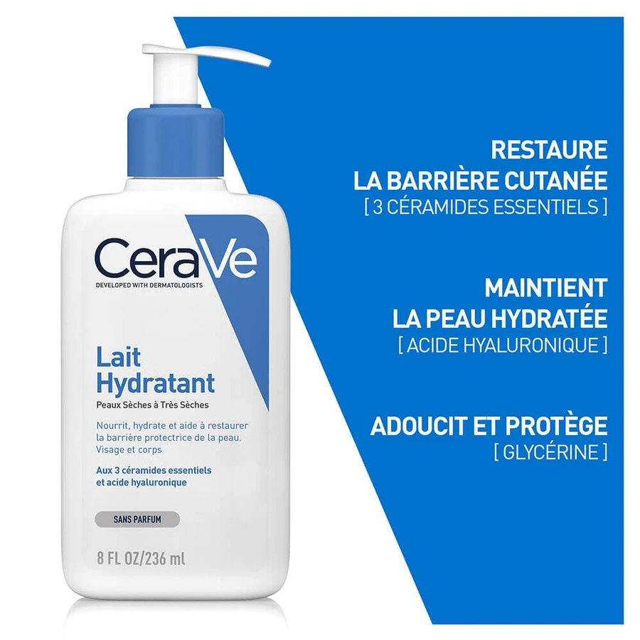 Cerave Body Lapte hidratant pentru față și corp pentru piele uscată și foarte uscată 236ml