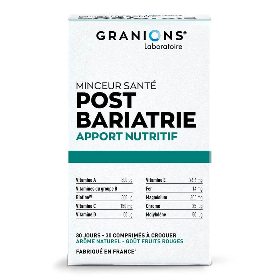 Granions Post Bariaterie Rote Früchte Aroma 90 Tabletten