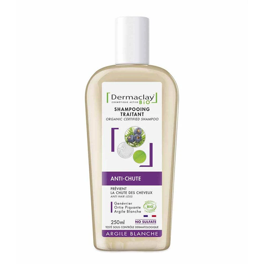 Dermaclay Bio Argilla Blanc Haarausfall Beseitigung Behandlung Shampoo 250ml