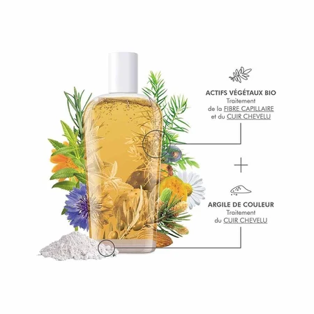 Dermaclay Shampoing Traitant Bio Anti-chute Argile Blanche 250ml