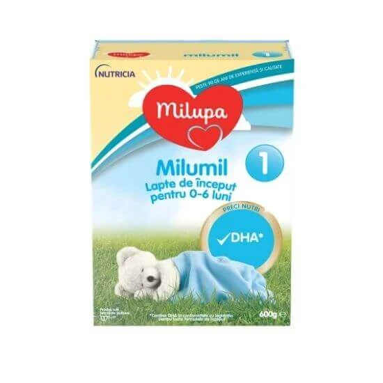 Milumil PreciNutri Milchnahrung für Anfänger, 0-6 Monate, 600 g, Milupa