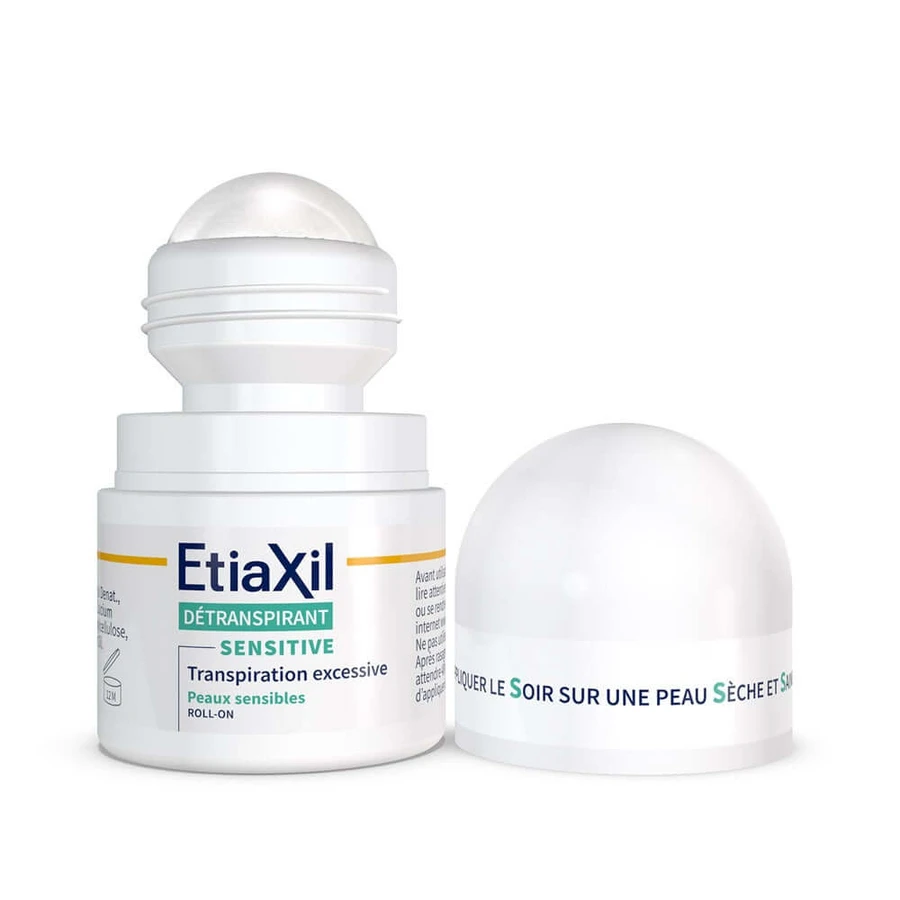 Etiaxil Detraspirant Tratament împotriva transpirației excesive a axilei cu roll-on Piele sensibilă 2x15ml
