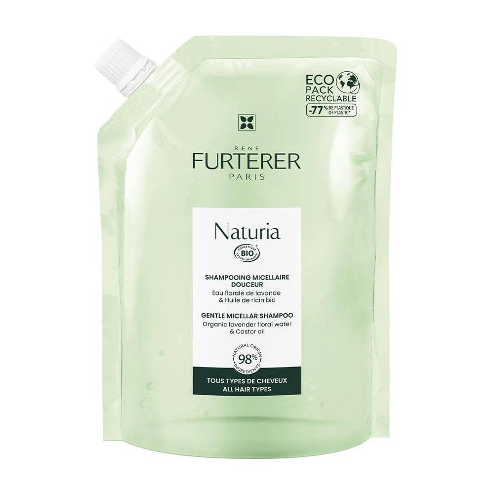 René Furterer Naturia Eco Refill Bio-Mizellen-Shampoo Delikatesse 400 ml