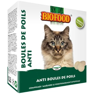 Biofood Anti Hairballs Cat 100 Tablete