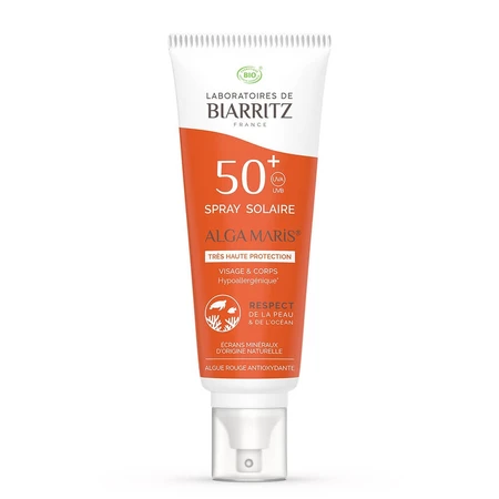 Laboratoires De Biarritz Sun Products Spray SPF50+ Bio Very High Protection Natural 100ml