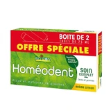 Boiron Homeodent Complete Care Zahnpasta für Zähne und Zahnfleisch Zitrone 2x75ml
