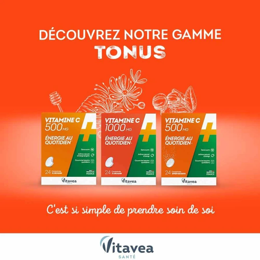 Vitavea Santé Vitamine C 1000 mg Energie zilnică 60 comprimate