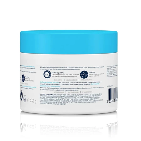 Cerave Body SA Gladmakende Crème 10% Urea en Salicylzuur Droge Huid 340g
