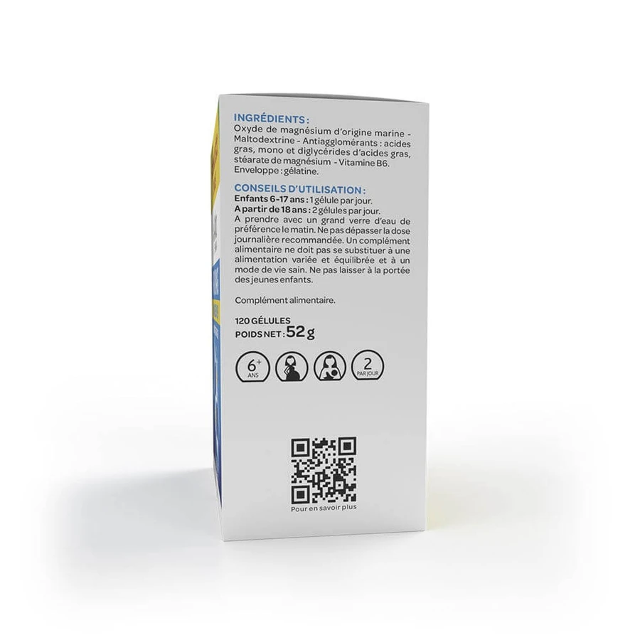 Arkopharma Arkomag Magnesium B6 Nervositeit en vermoeidheid 120 capsules