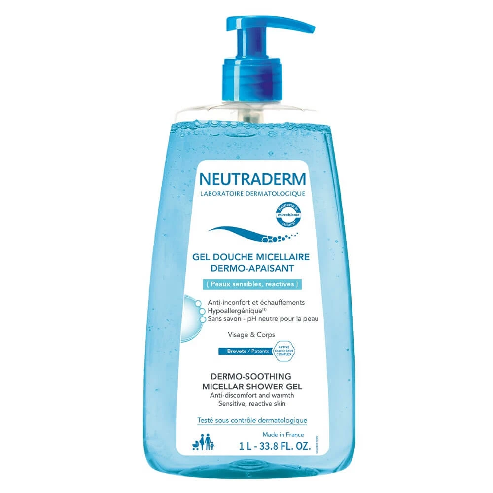 Neutraderm Micellar Duschgel dermo-soothing empfindliche und reaktive Haut 1L