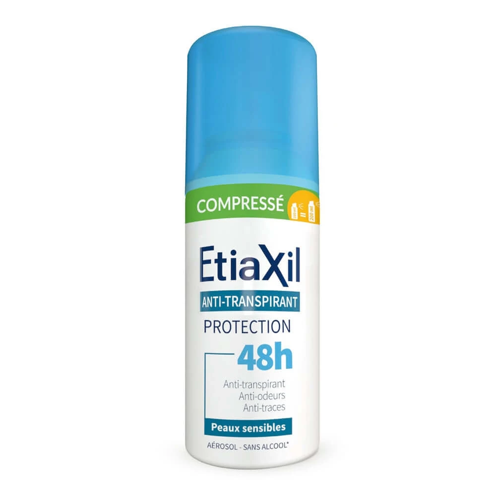 Etiaxil Antitranspirant Komprimiertes Deodorant 48h Schutz für empfindliche Haut 100ml
