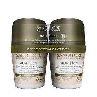 Sanoflore Deodorants Nuage De Fraicheur Deodorant Bille Efficacite 24h Bio 2x50ml