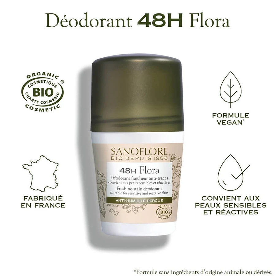 Sanoflore Deodorants Nuage De Fraicheur Deodorant Bille Efficacite 24h Bio 2x50ml