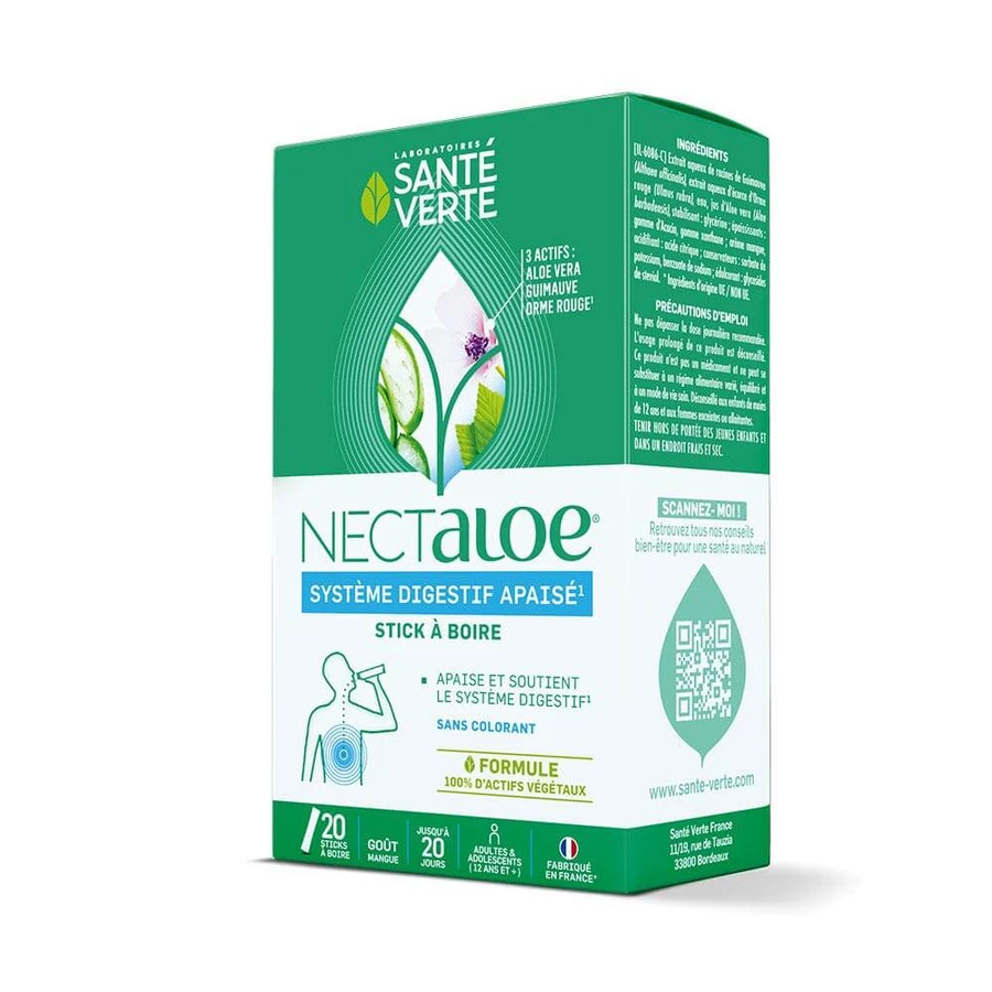 Sante Verte Nectaloe drinkklare Sticks x20