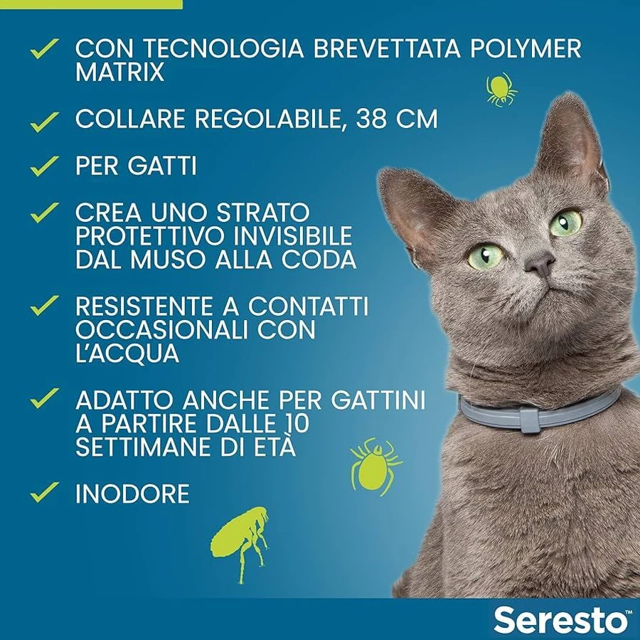 Seresto Antiparasitäres Halsband für Katzen