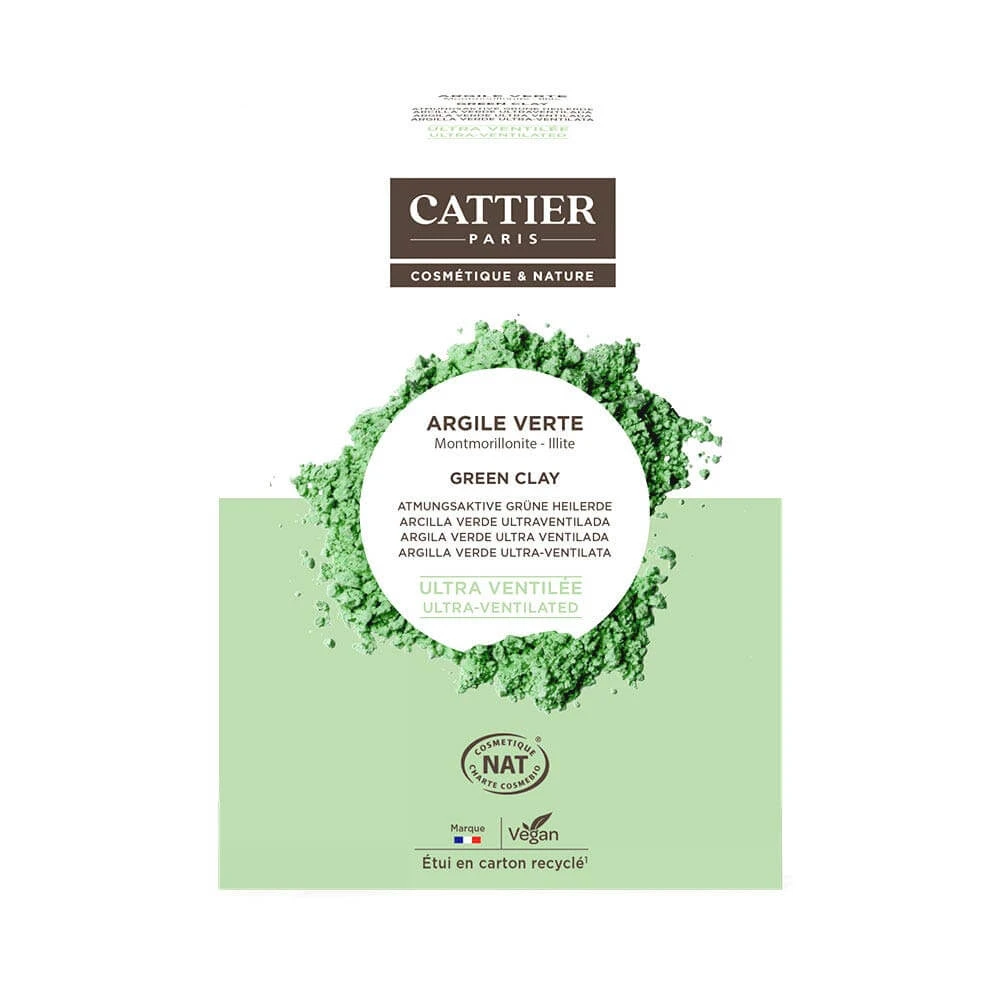 Cattier Ultra-belüftete grüne Bio-Tonerde 250g