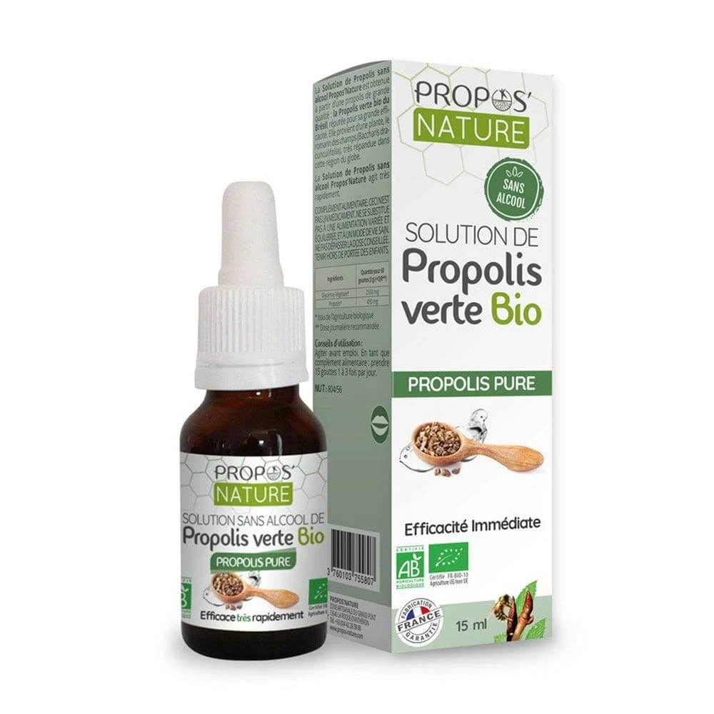 Propos'Nature Alkoholfreie Bio-Propolislösung 15ml