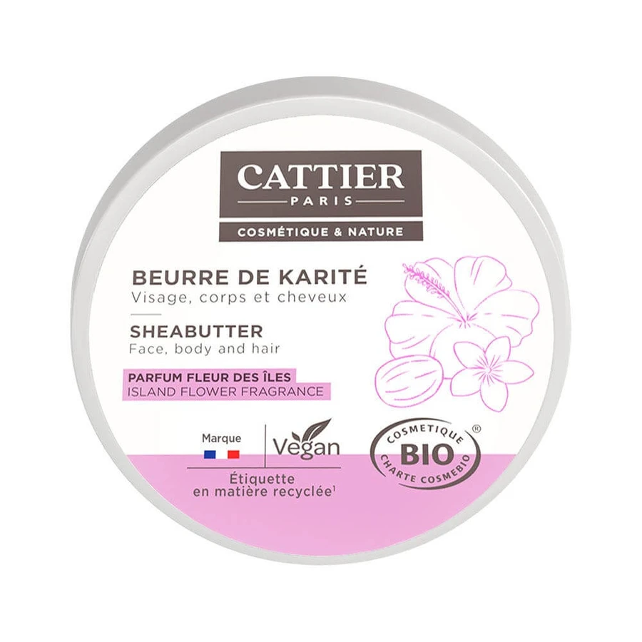 Cattier Sheabutter Bio-Duft Insel Blume 100g
