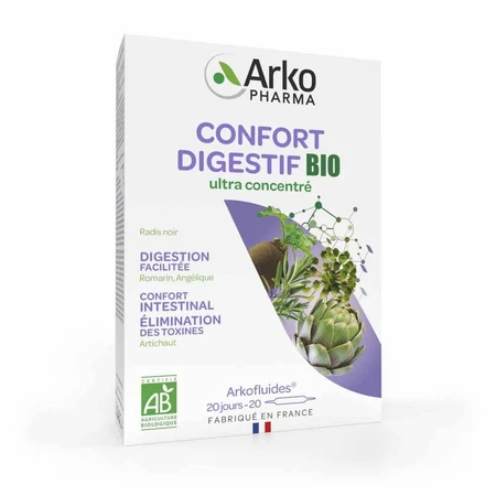 Arkopharma Arkofluids Digestive Comfort Bio 20 Fläschchen