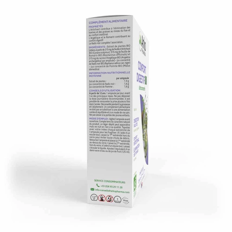 Arkopharma Arkofluids Digestive Comfort Bio 20 Fläschchen