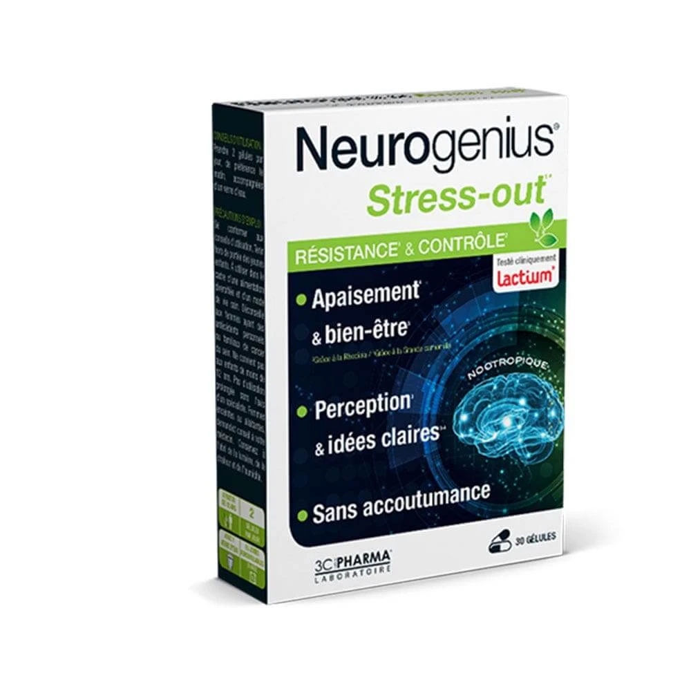 3C Pharma Neurogenius NEUROGENIUS® Stress-out 30 Kapseln