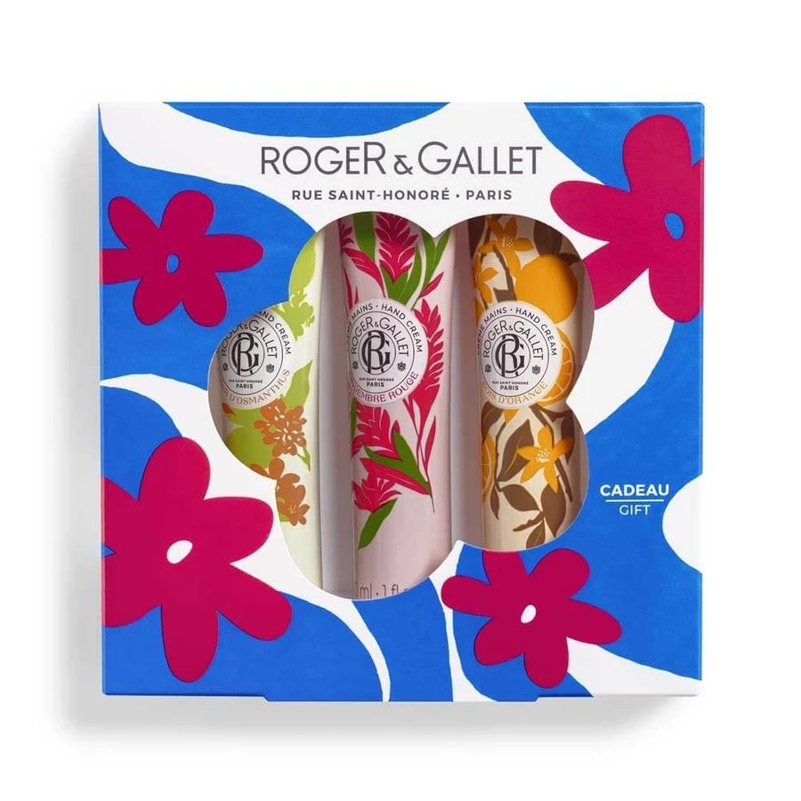 Roger & Gallet Fleur D'Osmanthus Coffret Trio Crèmes Mains Bienfaisantes 30ml